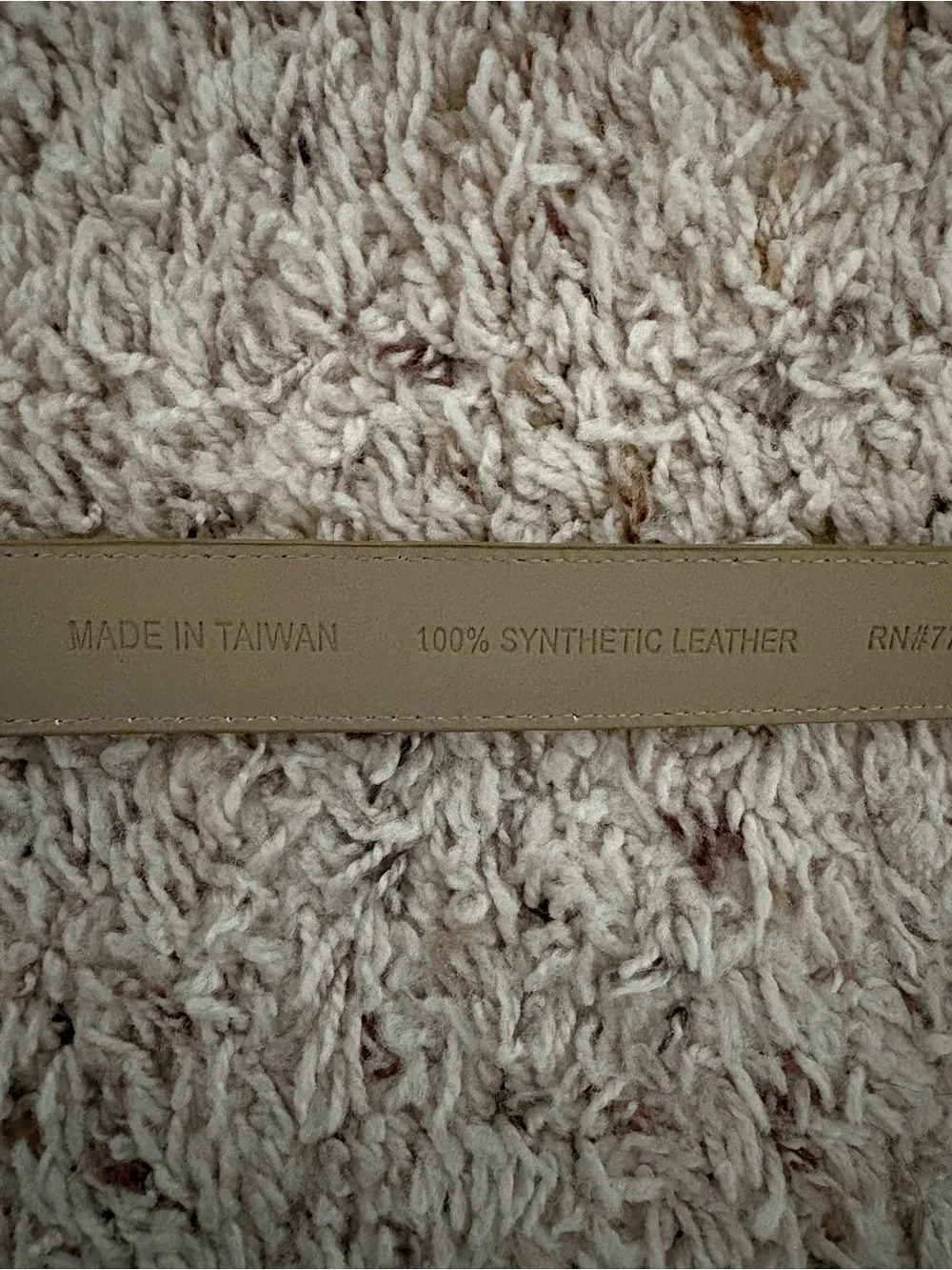 Ann Taylor Size Medium 100% Synthetic Leather Tan Belt Croc Skin Print EUC